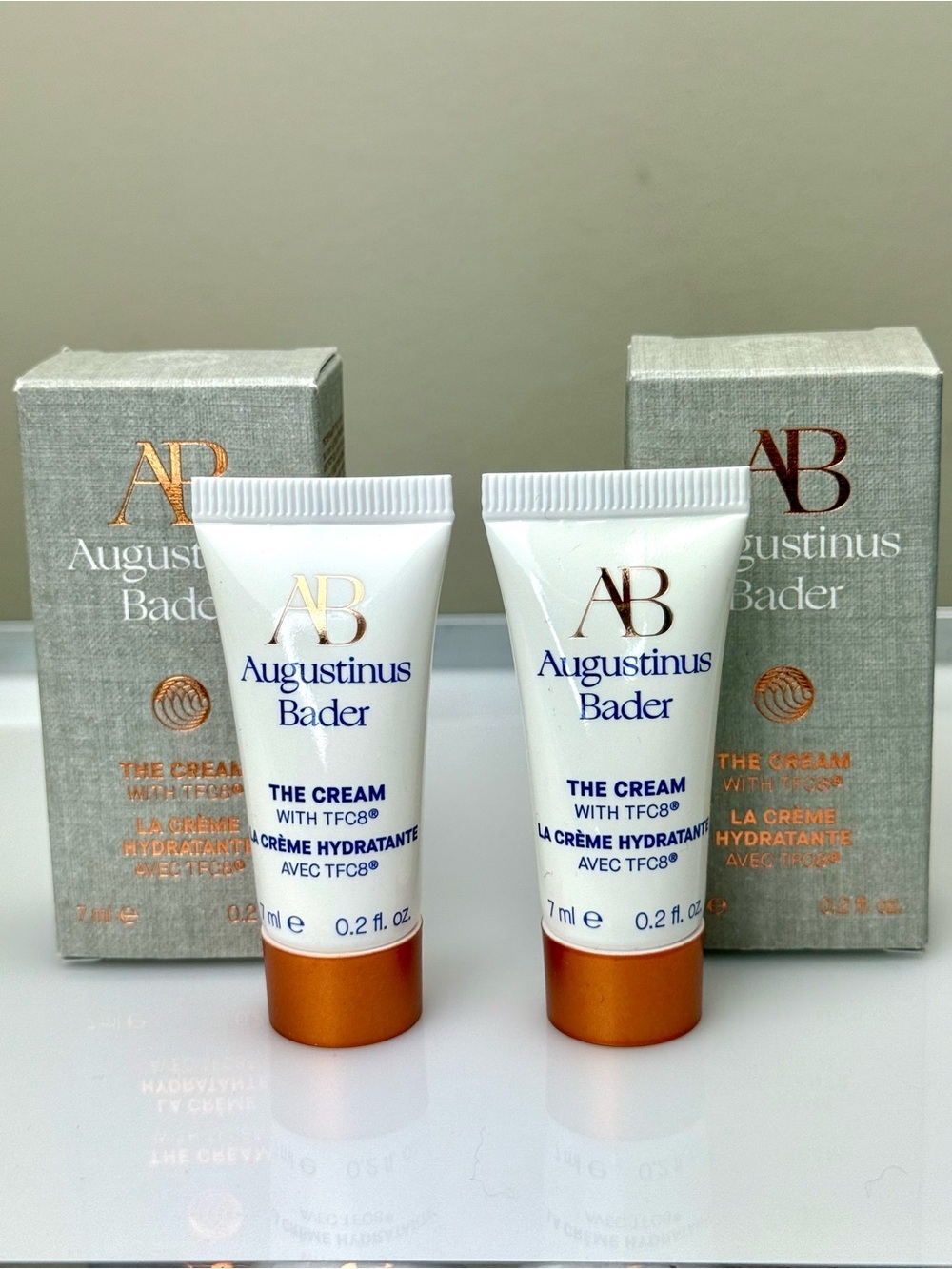 2 x Augustinus Bader The Cream Travel